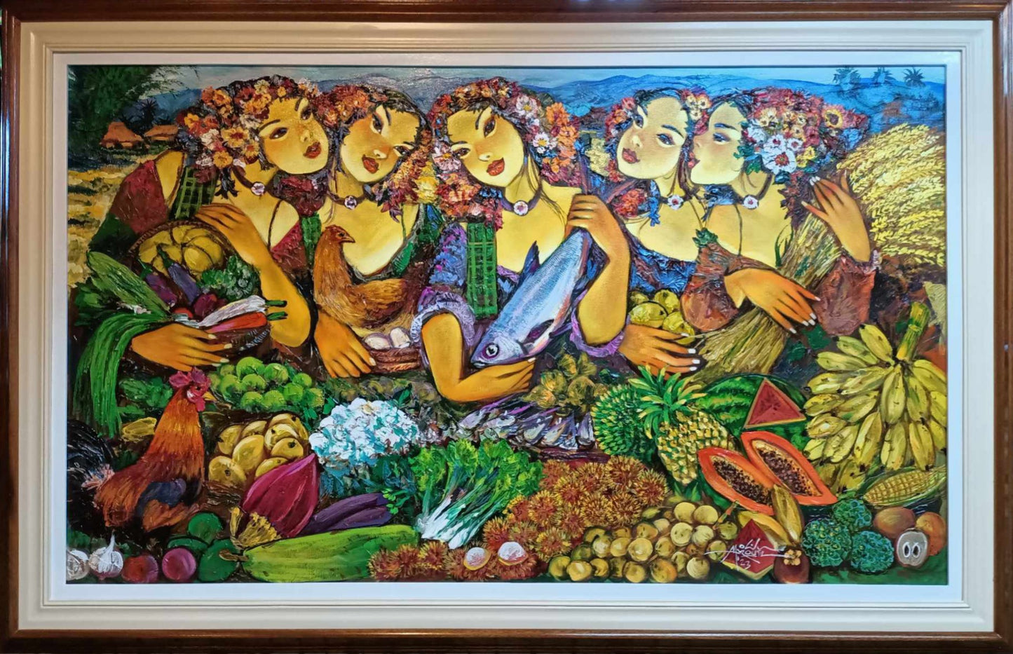 Singko Marias Bountiful Fruits, Vegetable and Fish