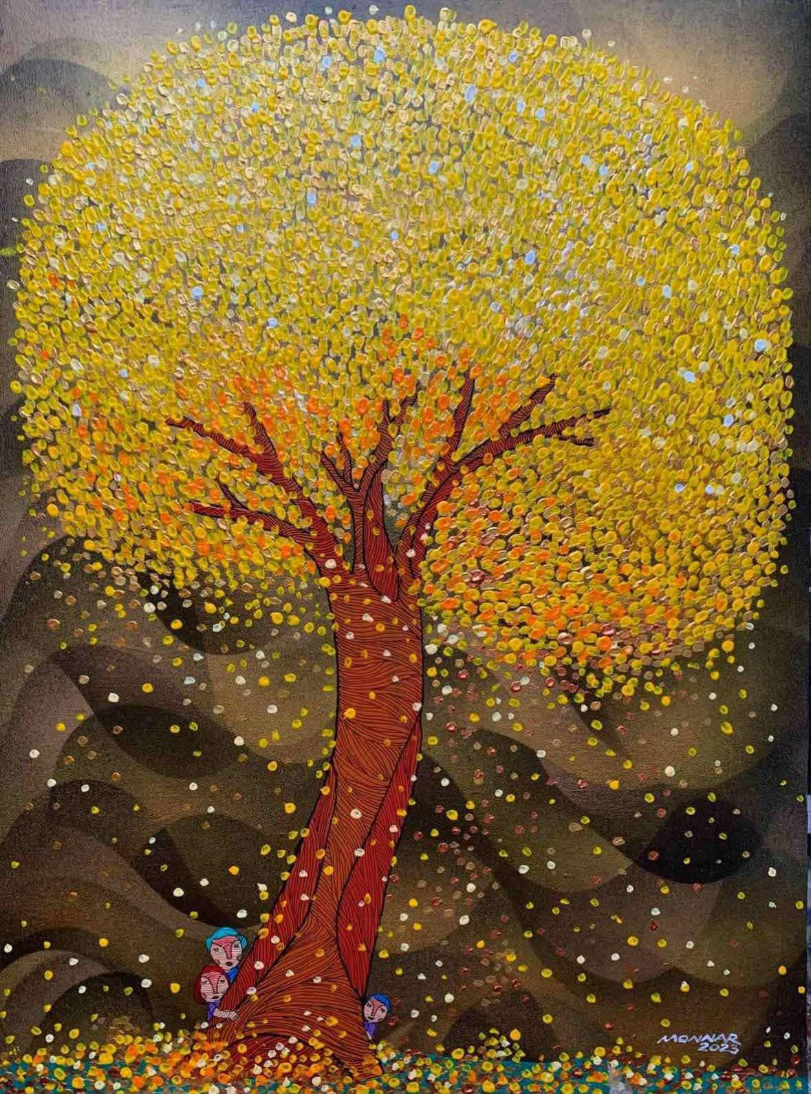 Majestic Golden Tree