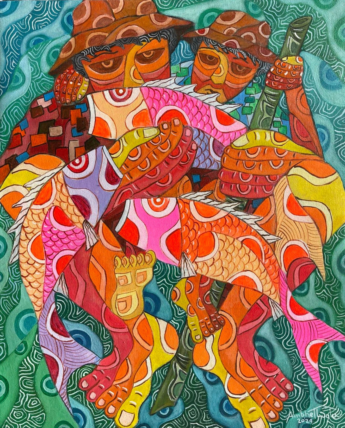 Father and Son Big Catch