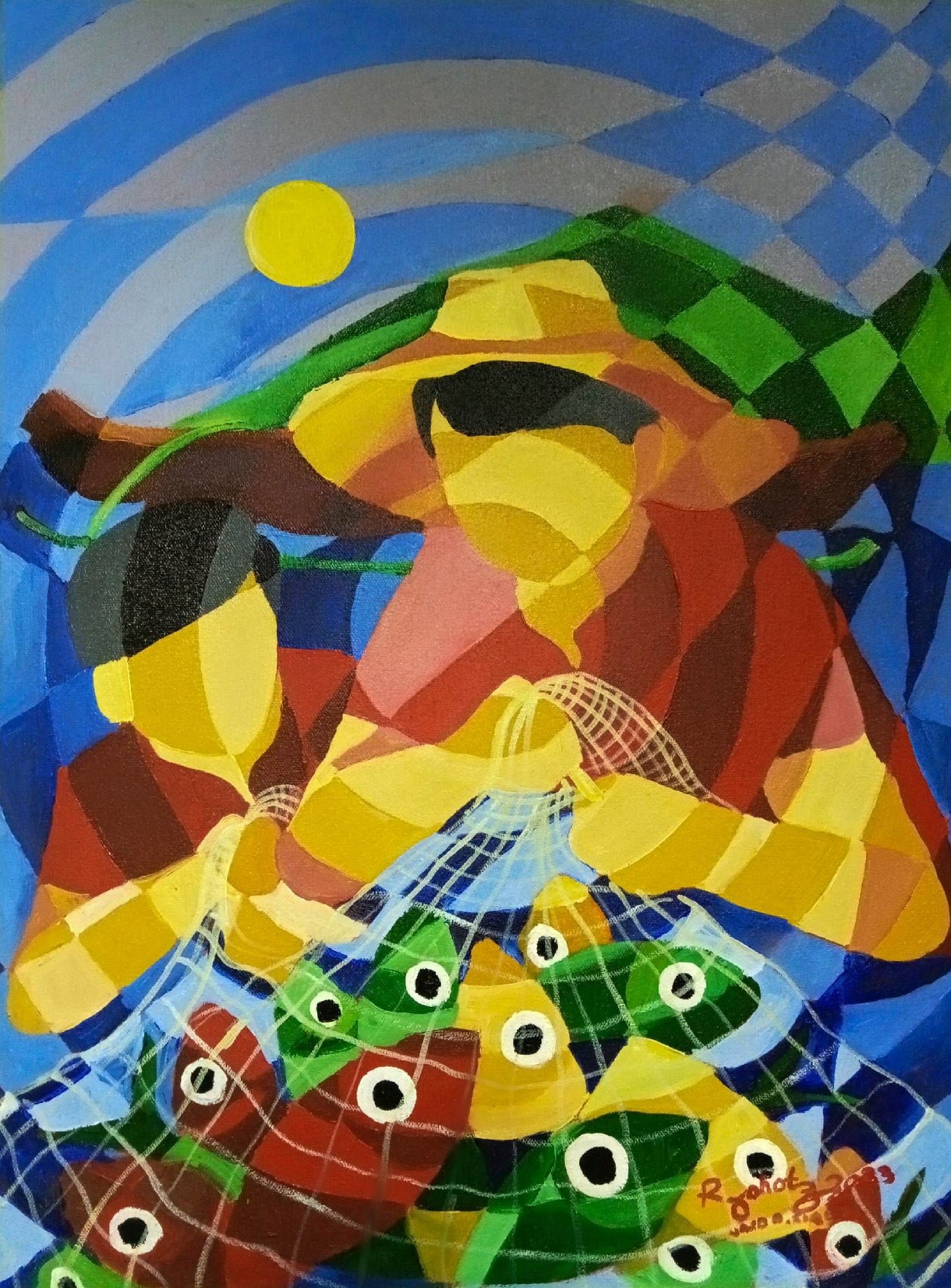 Father and Son Harvest