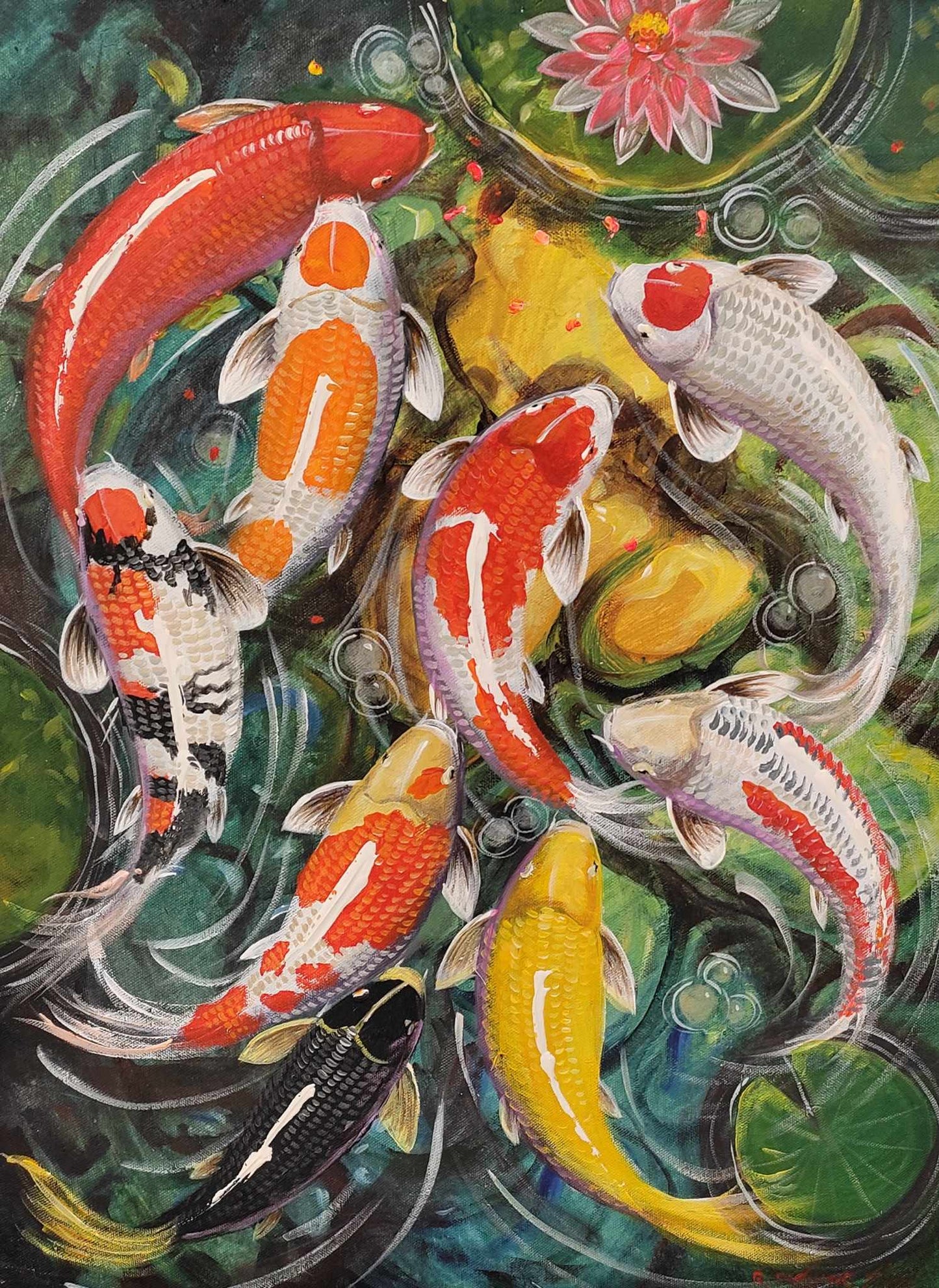 Koi Is Coming Up