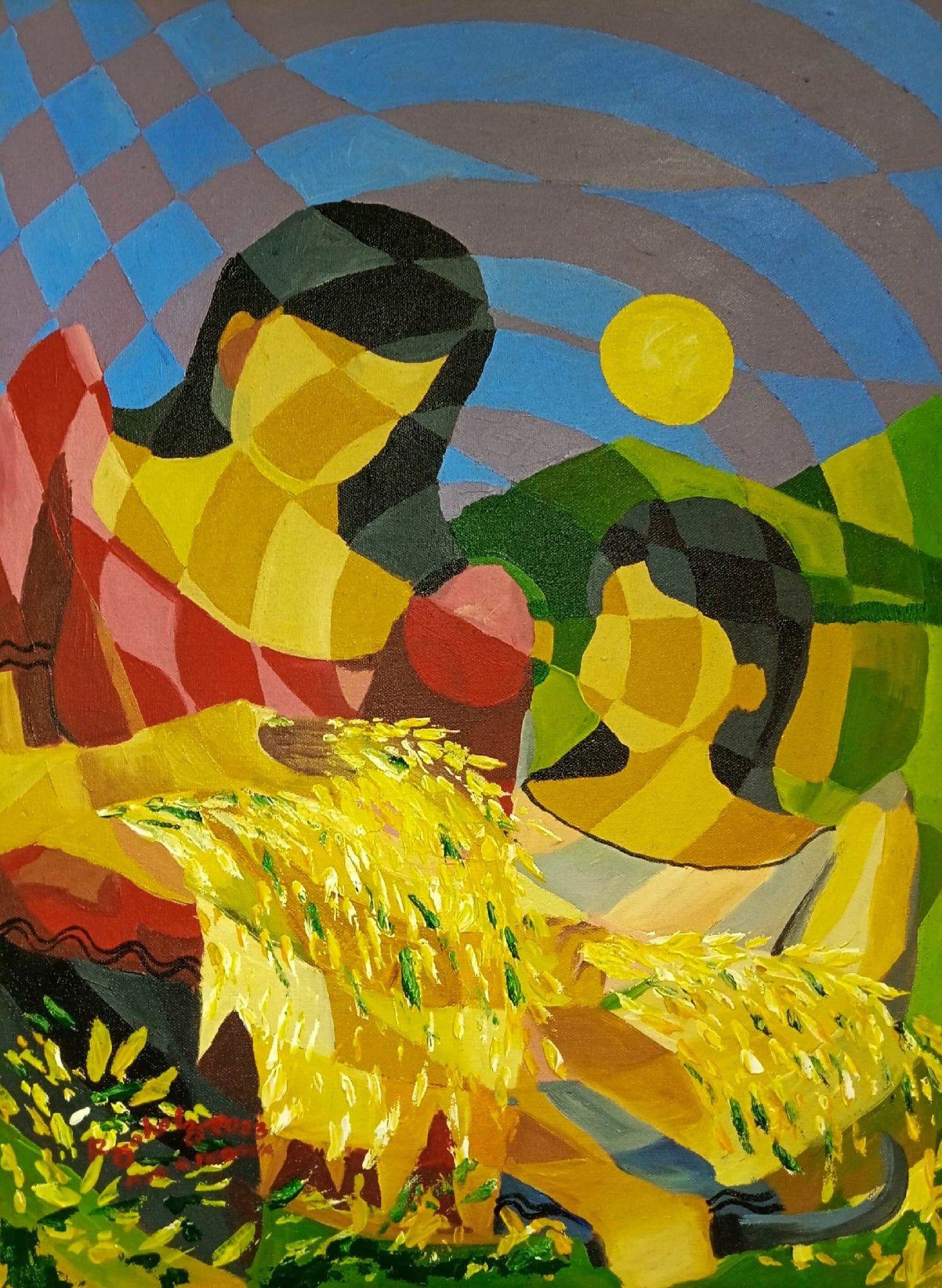 Mother and Daughter Harvest