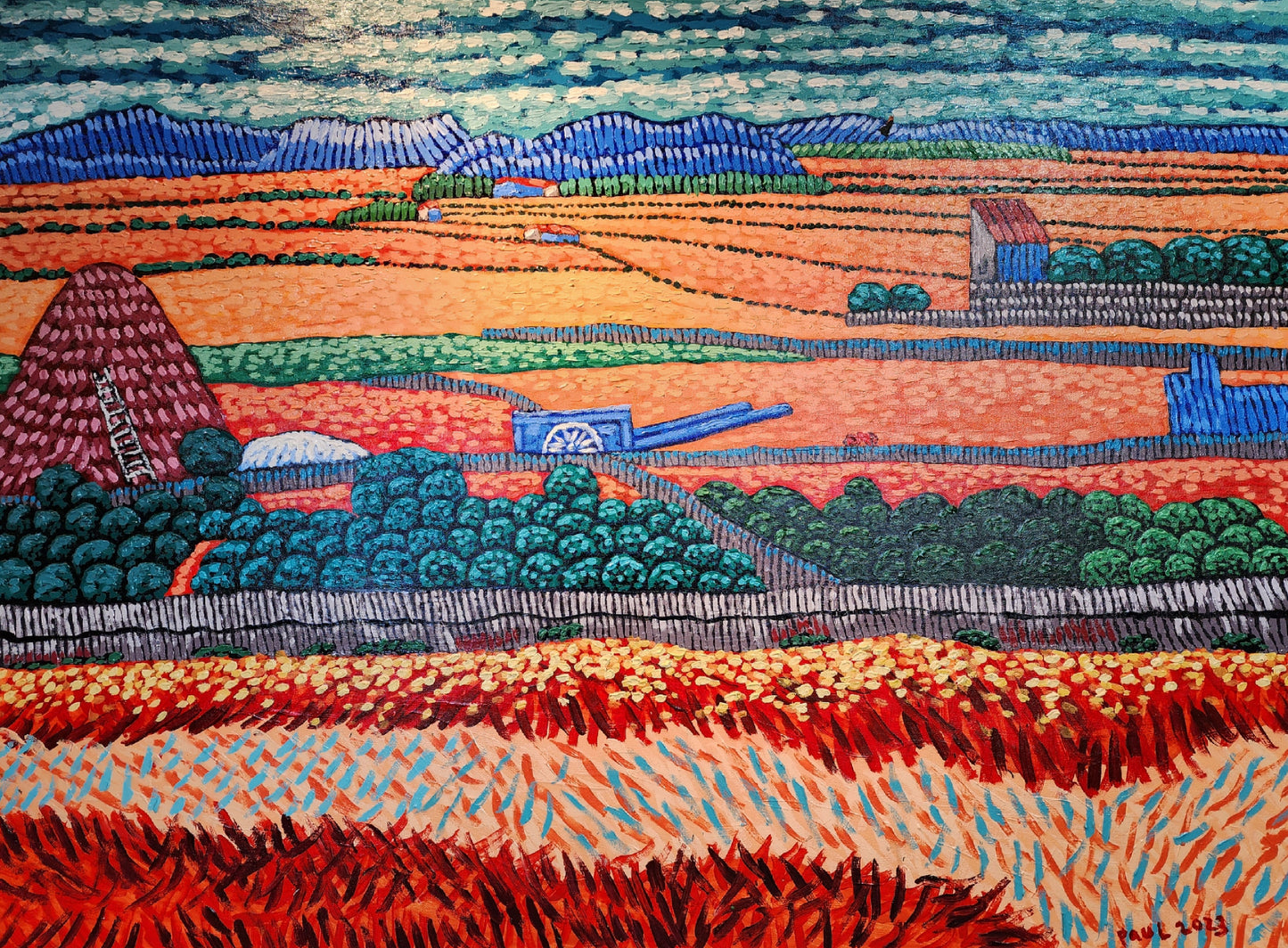 Wheat Field Harvest