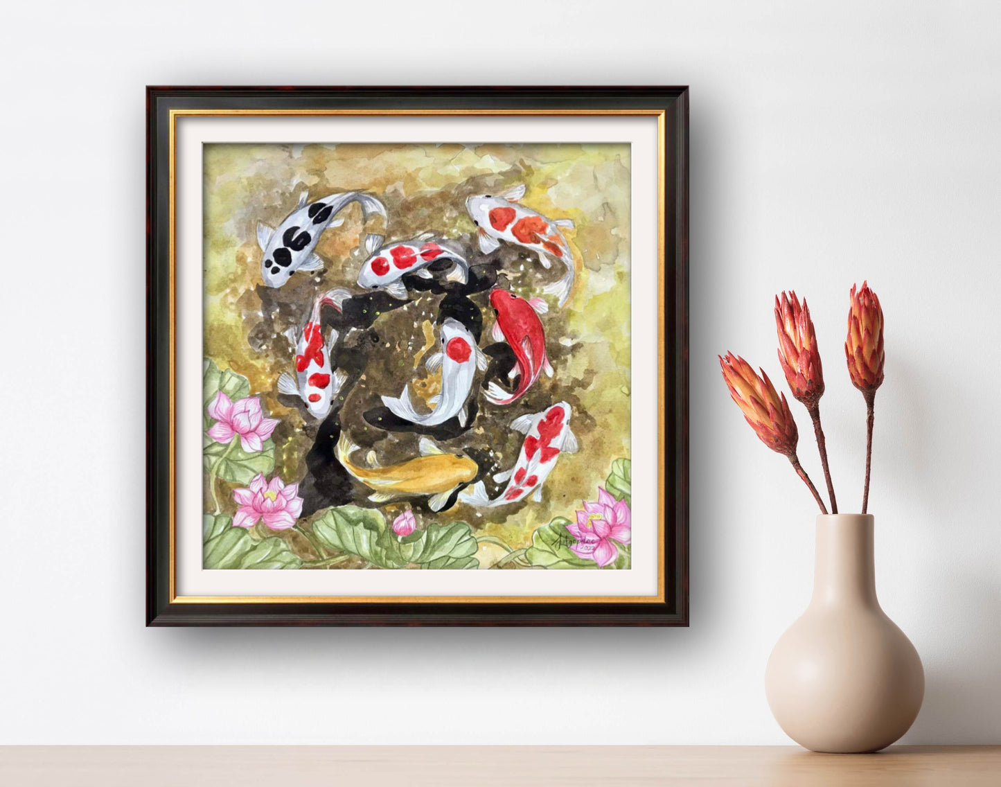 Koi in Warm Water