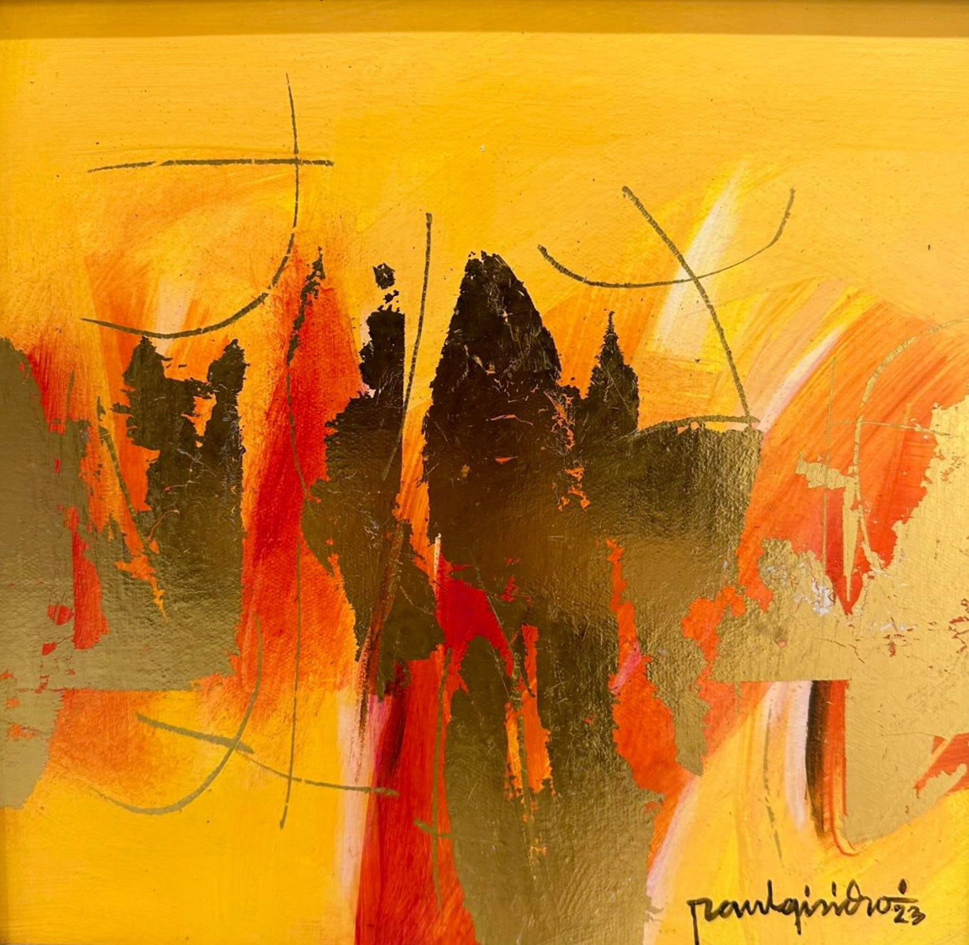 Yellow Reflection II