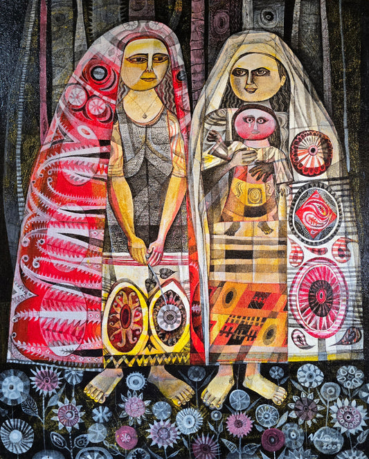 Two Women in the Garden