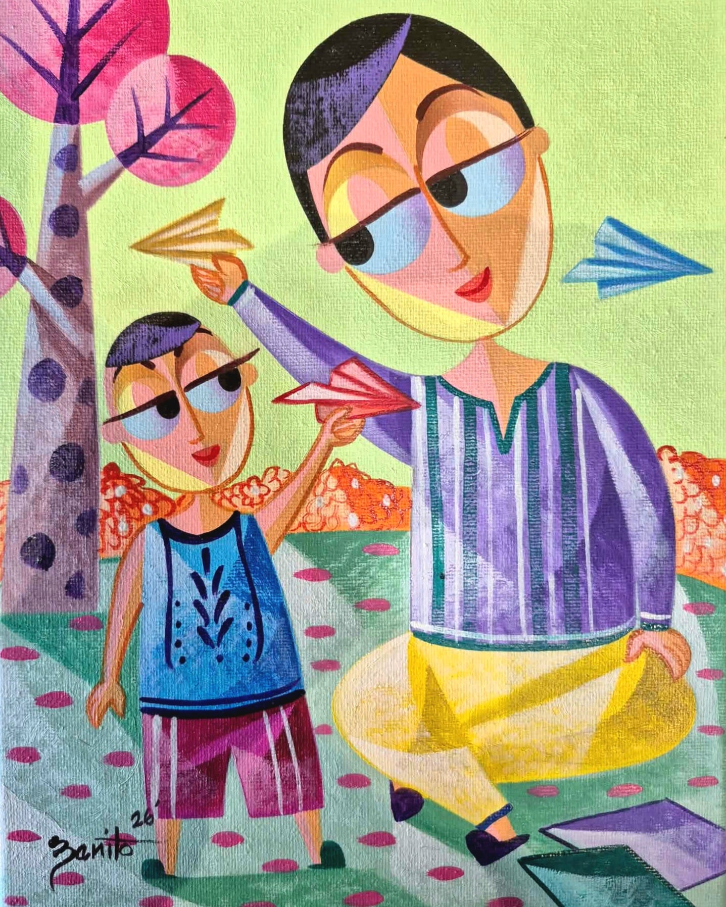 Wings in their Hands