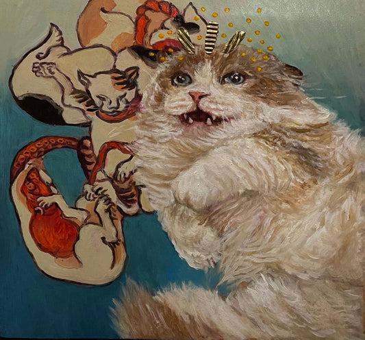 Cats are liquids (ode Utagawa Kuniyoshi)