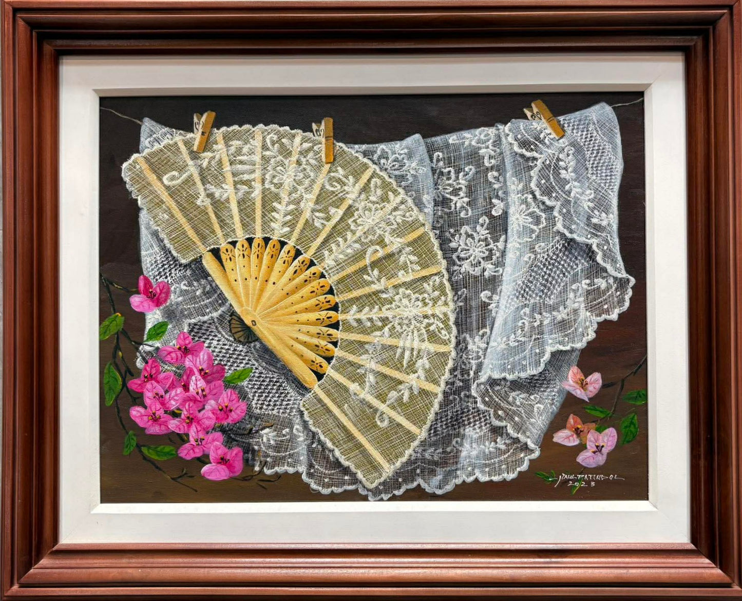 Abaniko, Alampay at Bougainvillea