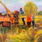 Rice Threshing