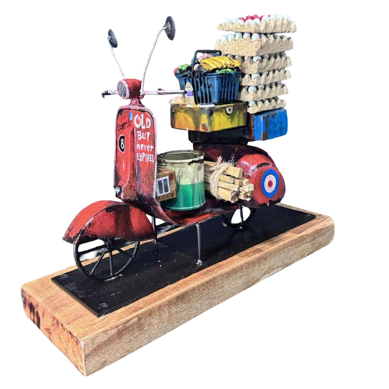 Mini Vespa Cargo Series: Rusted (Red)