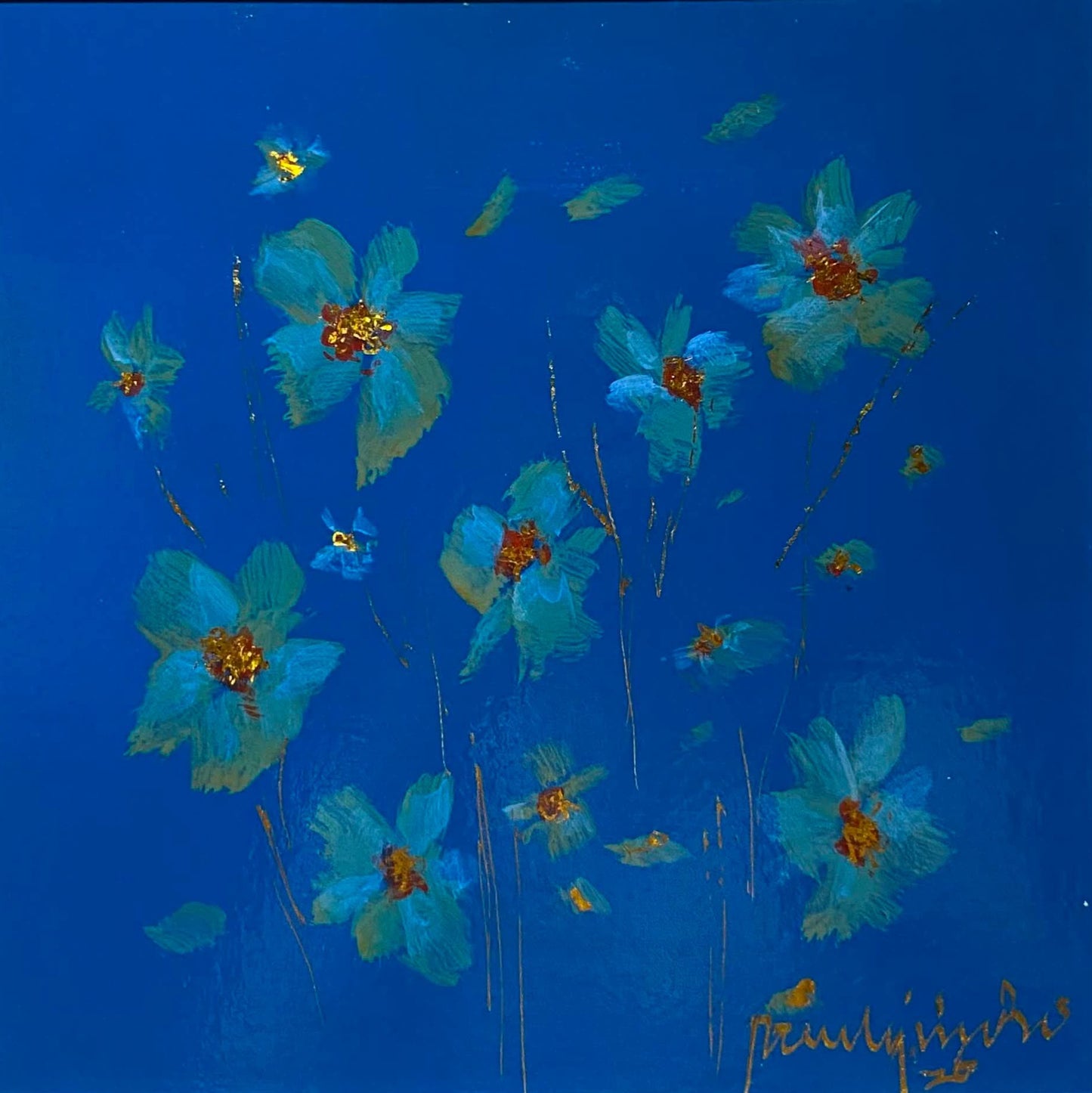 Blue Flowers #5