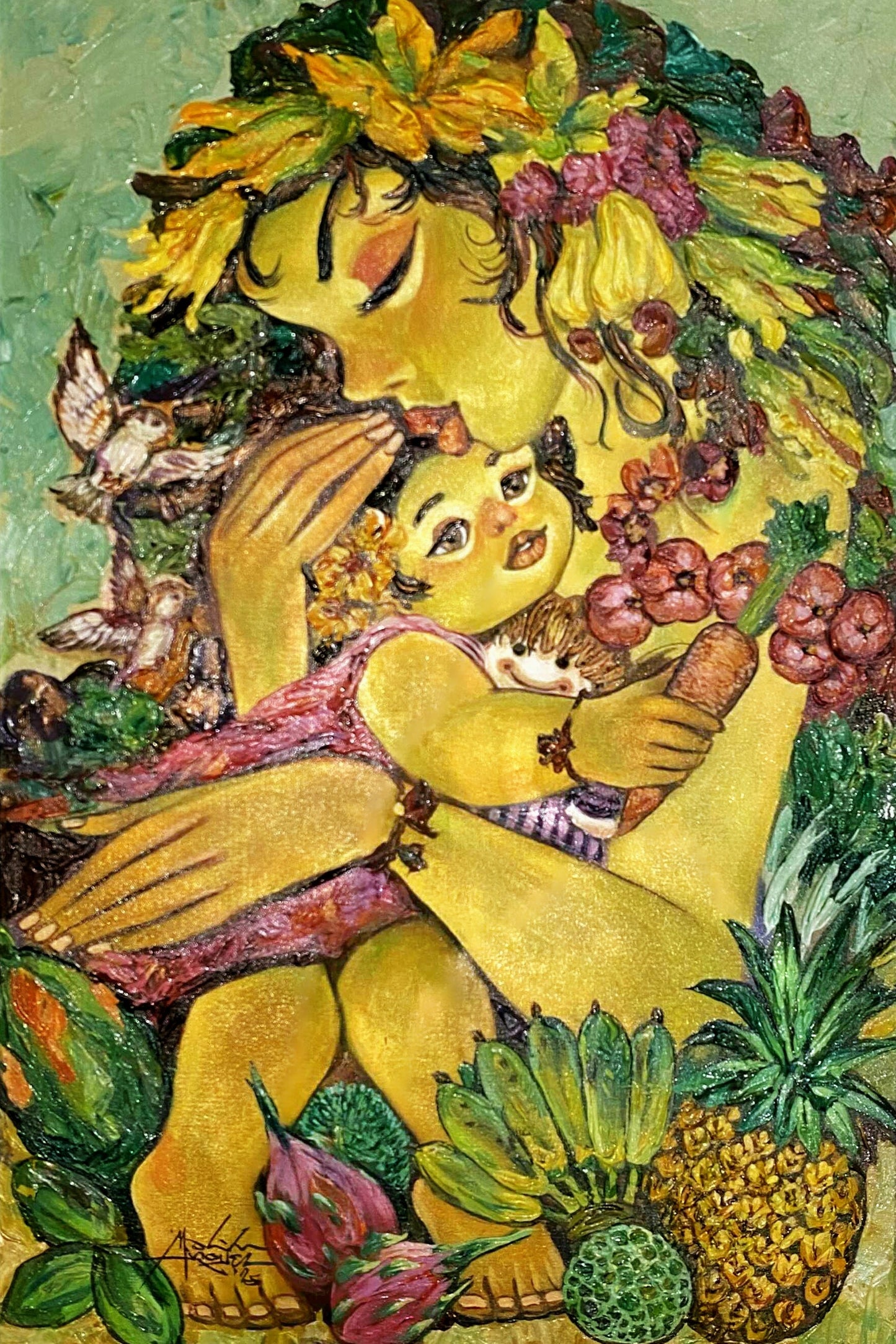 The Love Between the Mother and Daughter