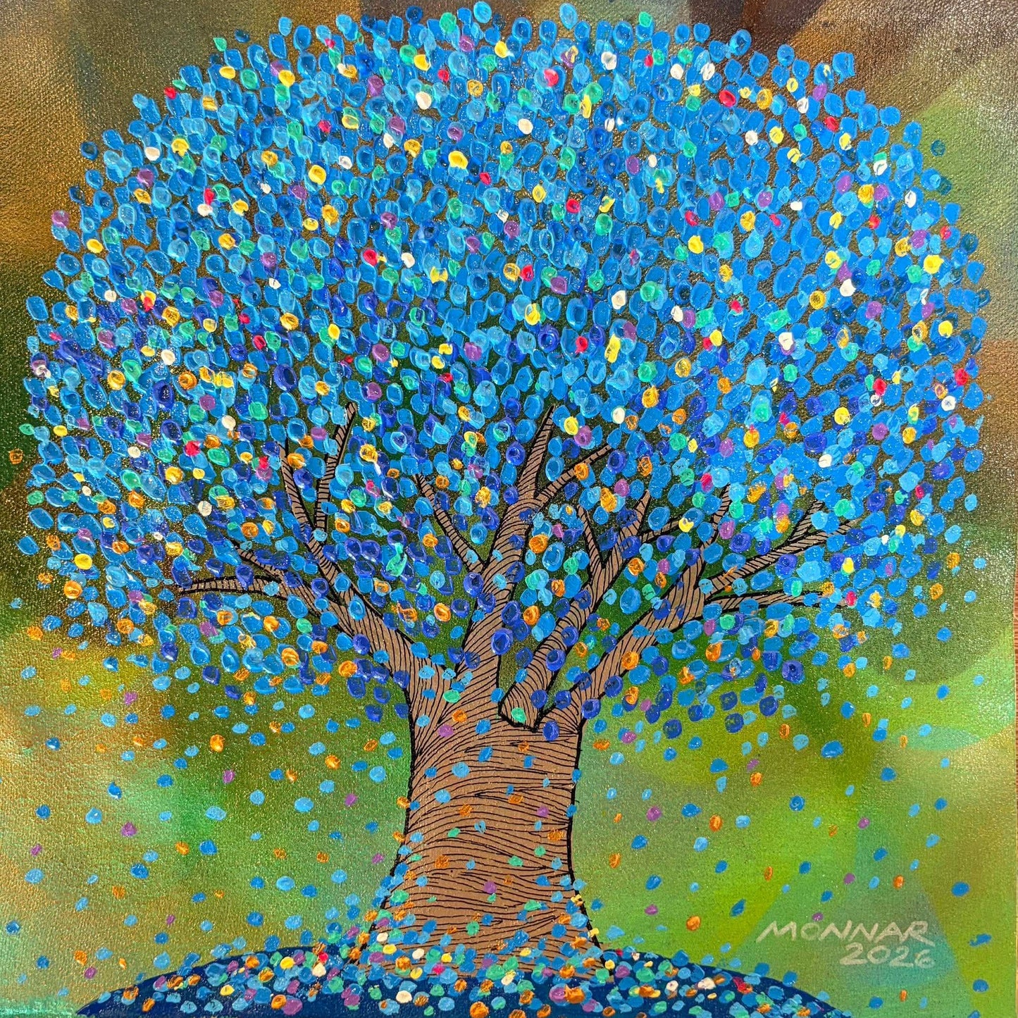 Mystic Blue Tree