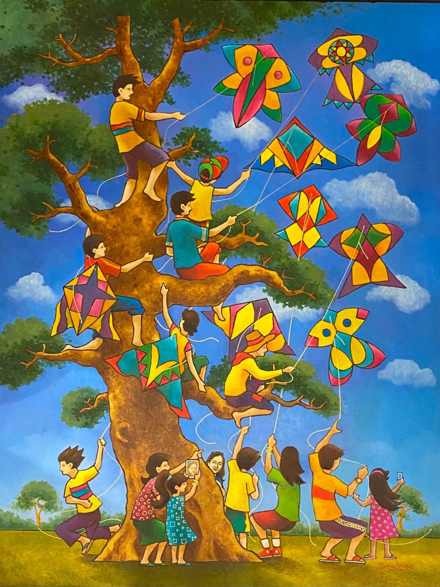 Flight on a Tree