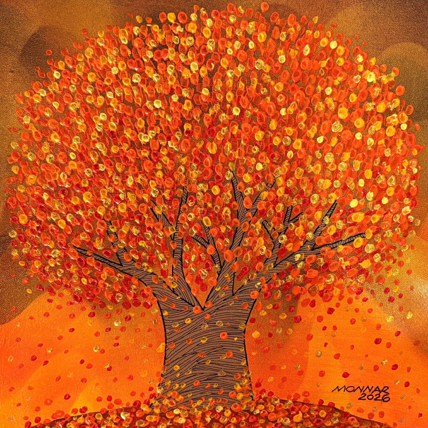 Golden Orange Glow