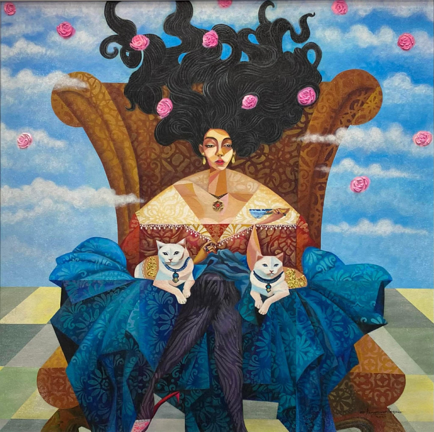 Tea Time Felines