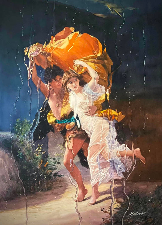 The Storm (Homage to Pierre-Augusto Cot)