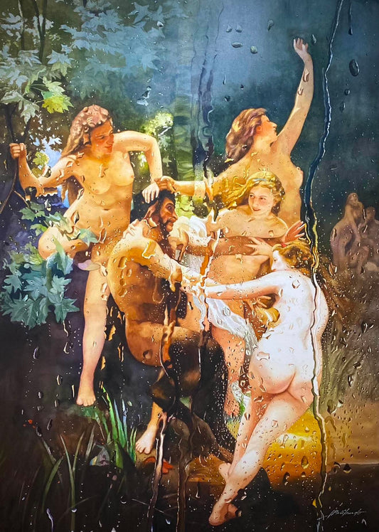 Nymps & Satyr (Homage to William-Adolphe)