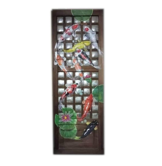 Old Window - Koi's Heading Upward