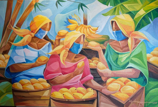 Three Fruit Vendors